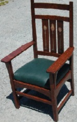 Inlaid Arm Chair